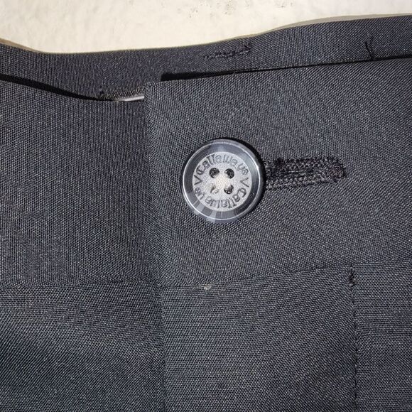 Callaway Optimum Performance Black Straight Leg Golf Pants 36x30 - Picture 3 of 6